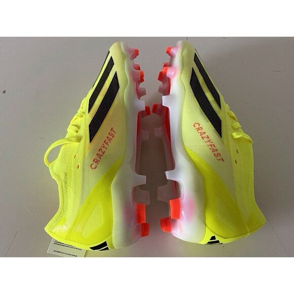 Adidas X Crazyfast Pro FG Solar Energy Pack IG0601 Soccer Cleats Men’s Sz 6 W 7 - Picture 10 of 12